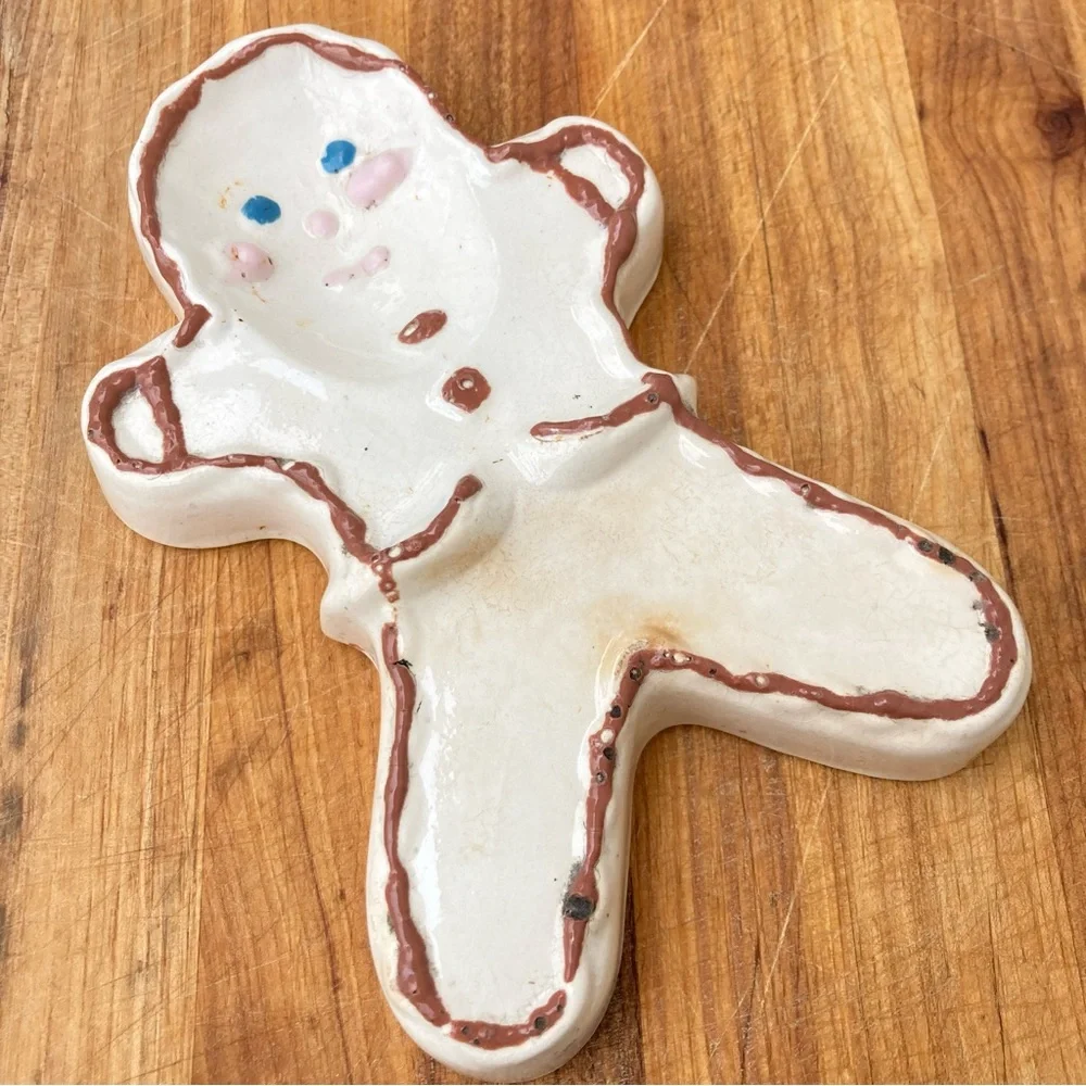 Vintage Gingerbread Man Spoon Rest